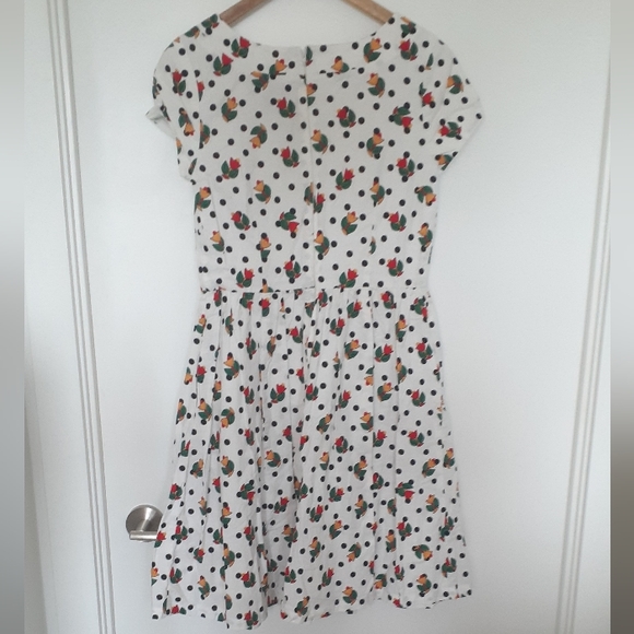Bea & Dot by Modcloth Vintage Floral Poka Dot Dress - Picture 7 of 7